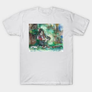 NICK DRAKE watercolor portrait .3 T-Shirt